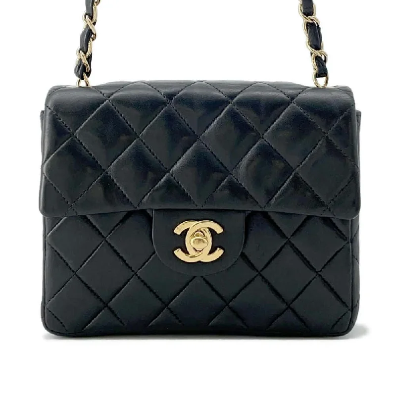 Chanel Medium Tote Bag for Office LadiesCHANEL Mini Matelasse Single Flap ChainShoulder Bag Black A01115 Lambskin