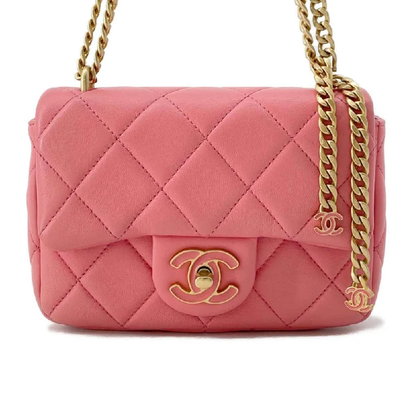 Chanel Vintage Inspired Handbag for Retro LoversCHANEL Matelasse ChainShoulder Bag Pink AS3114 Lambskin