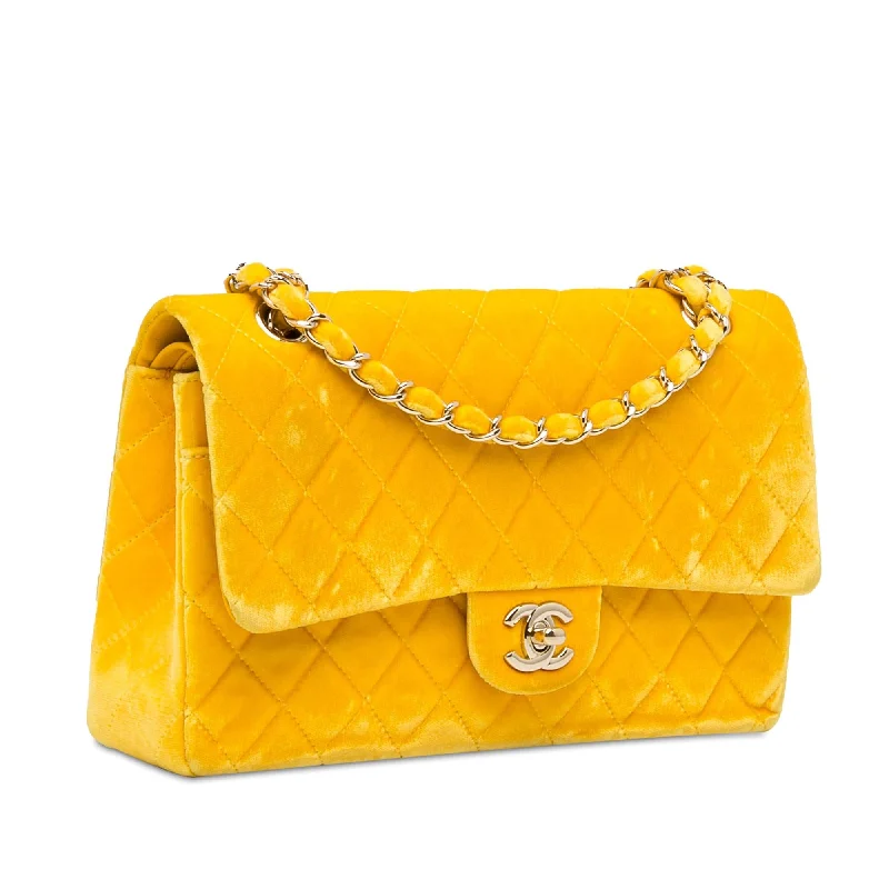 Chanel New Arrival Handbag with Gold HardwareChanel Medium Classic Velvet Double Flap (mVxFxc)