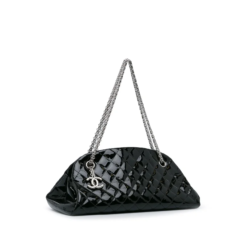 Chanel Vintage Inspired Handbag for Retro LoversChanel Medium Patent Just Mademoiselle Shoulder Bag (IKOedq)