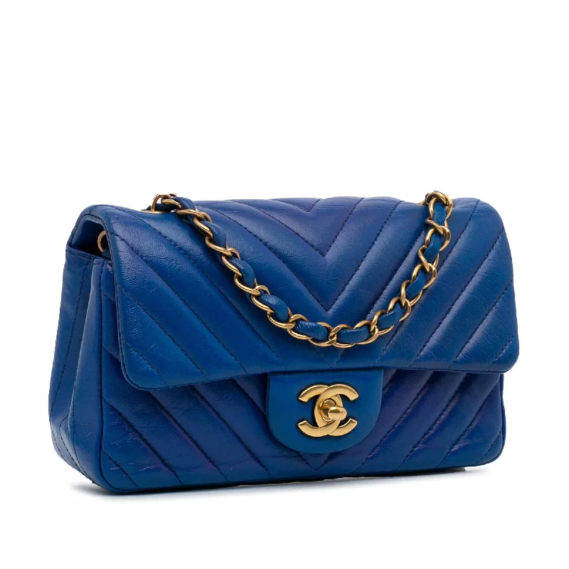 Chanel Colorful Handbag for Spring OutfitsChanel Mini Chevron Quilted Lambskin Rectangular Flap Bag (S3wMjz)