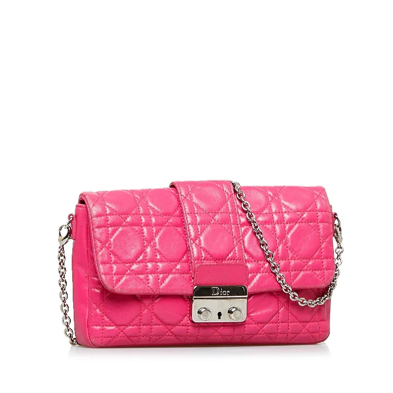 Christian Dior Saddle bags with a studded trim for a bold lookDior Cannage Miss Dior Promenade Chain Crossbody (irWLxI)