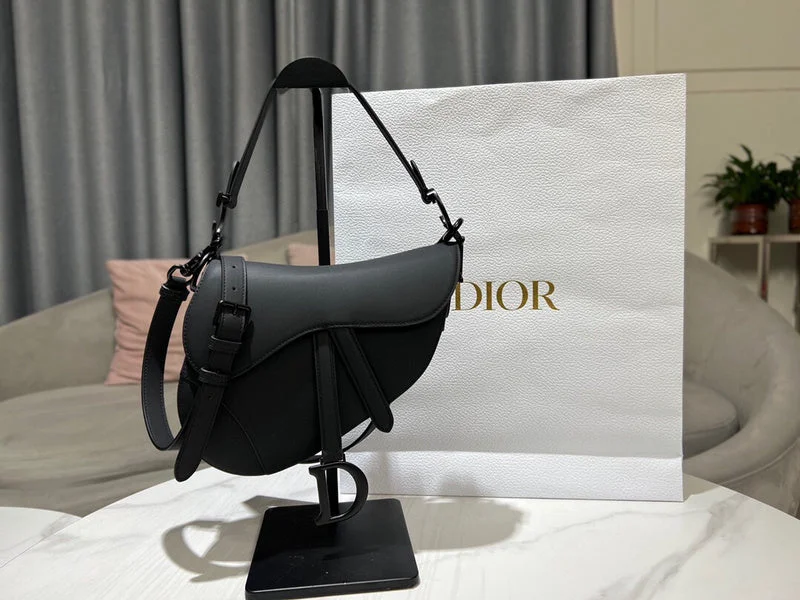 Christian Dior Saddle bags with a distressed leather finishBC - Dior Bags - 514