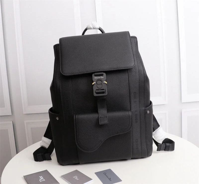 Christian Dior backpacks with a sleek, minimalist silhouetteDior Bag