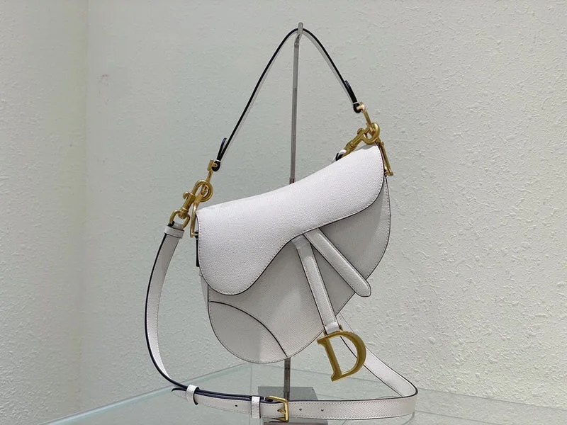 Christian Dior Saddle bags with a patent leather finish for a shiny lookDior Bag