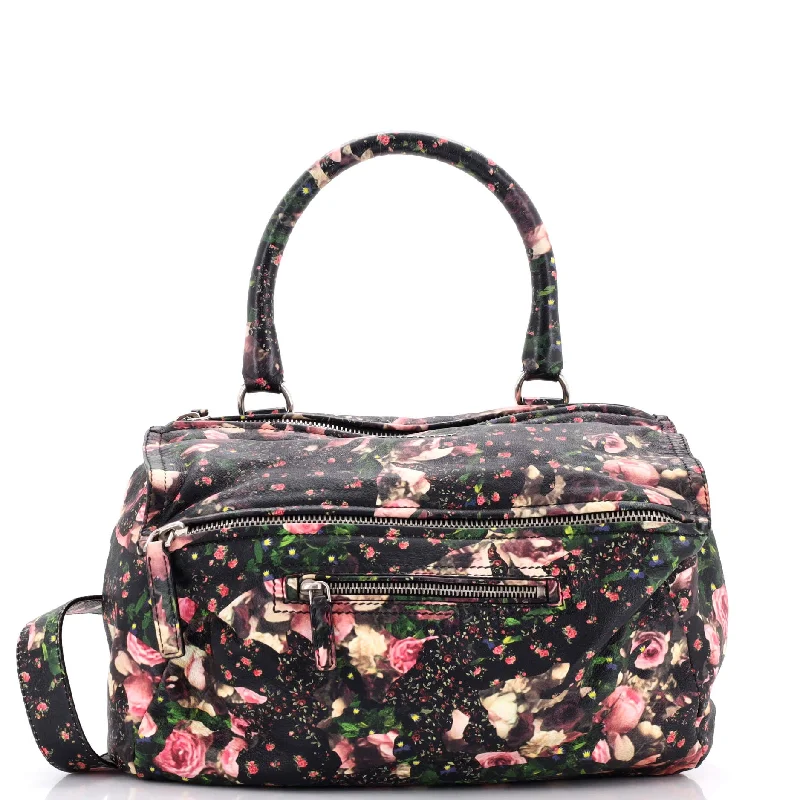 Contemporary Christian Dior handbags with a unique shapePandora Bag Printed Leather Medium