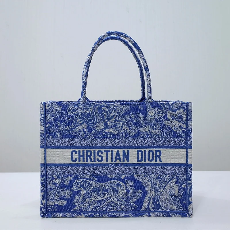 Contemporary Christian Dior handbags with a unique shapeChristian Dior Book Tote Bag