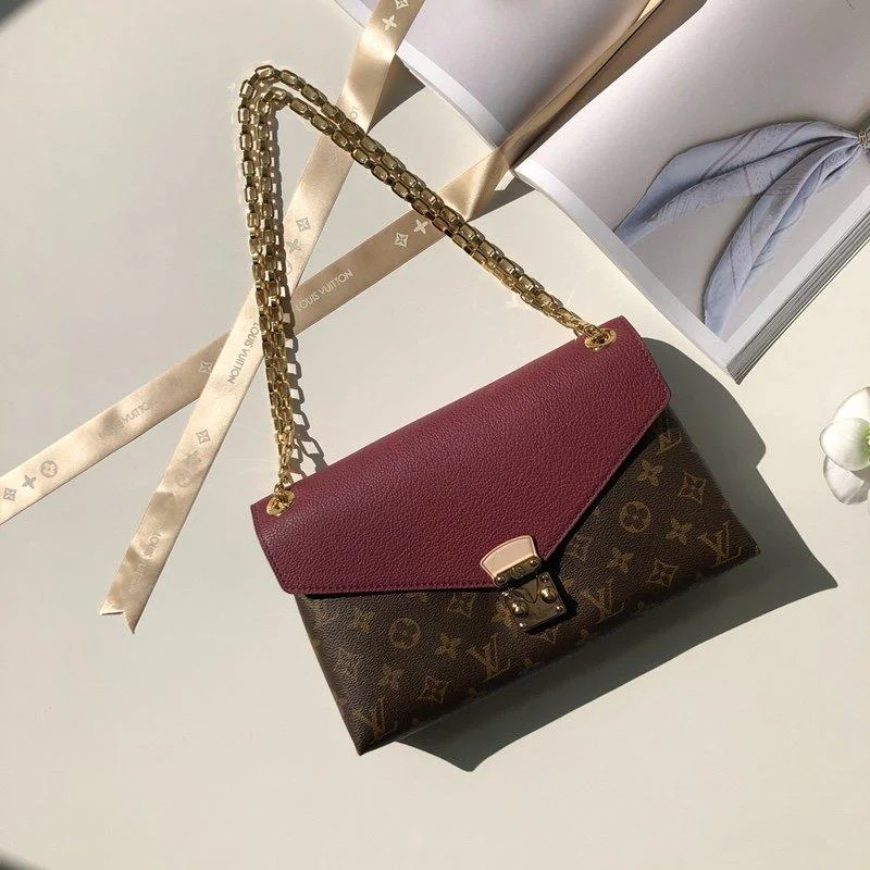 Louis Vuitton Alma bags featuring the signature top - handle designRare Louis Vuitton Pallas wallet